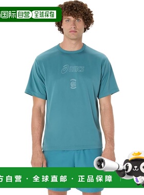 【日本直邮】亚瑟士 篮球短袖衫 2063A411 400(深海蓝)