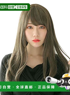 【日本直邮】Clearstone WIGGY RICH侧分刘海长直假发灰绿色正品