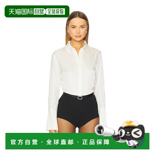 香港直邮ANINE BING 女士 Amanda 衬衫 A0711260 beige米色 舒适