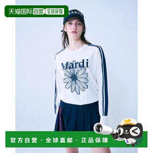 MERCREDI SLEEVE ACTIF T恤STRIPE MARDI 女士女装 韩国直邮MARDI