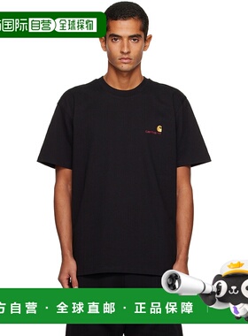 1h可退 香港直邮CARHARTT WIP 男士 黑色 American Script T 恤 I