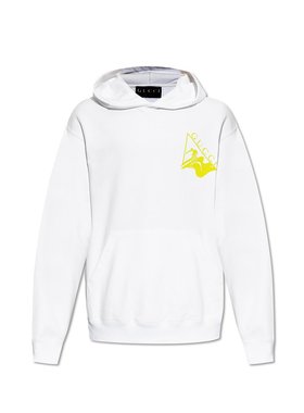 GUCCI 男士卫衣 825129XJG729074 CO 白色 Printed sweatshirt