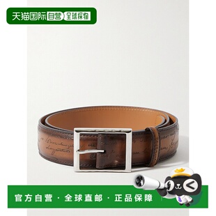 香港直邮Berluti 伯尔鲁帝 男士 Scritto 3.5cm 皮带腰带 C000202