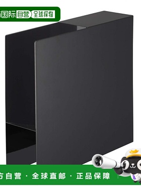 【日本直邮】Yamazaki山崎洗衣机侧磁性衣架收纳 黑色W30XD8XH27c