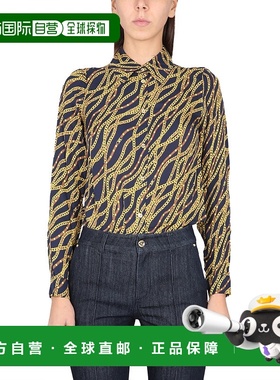 1h可退 香港直邮Michael Kors 迈克高仕 女士 真丝混纺衬衫 MS340