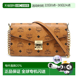 香港直邮MCM专柜新款中号信封包Millie Visetos斜挎包女士单肩链M