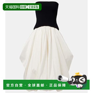 Izzy 1h可退 女士 Simkhai 抹胸塔夫绸中长连衣裙 香港直邮潮奢