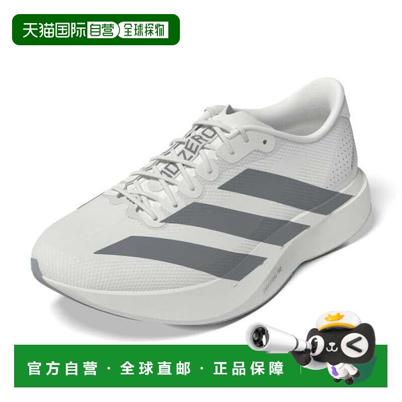 日本直邮adidas Adizero Evo SL 贴合舒适 训练跑步鞋 女款 亮白图片