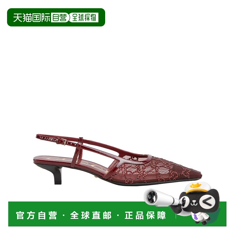 香港直邮Gucci 露跟高跟凉鞋低跟鞋 674668FAEQ0女鞋单鞋