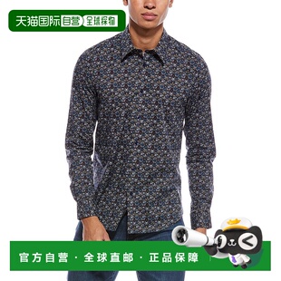 Parker Gray Printed Shirt 美国奥莱直发 自营Paisley blue