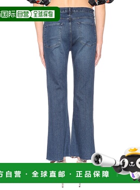 自营 3x13 X 1 女式 W25 Midway Extreme 七分流苏牛仔裤 - 蓝色