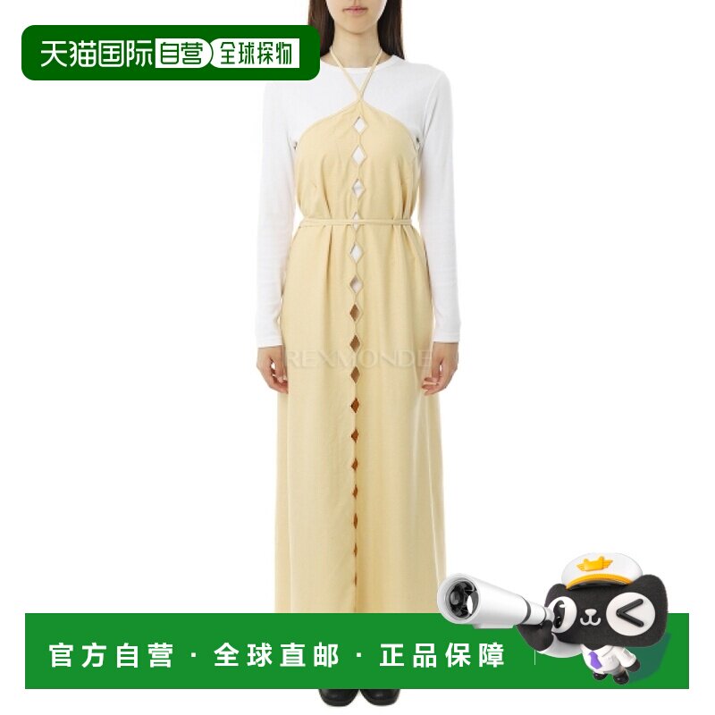 韩国直邮Baserange Cessa Ligo 牙白色连衣裙 (DRCEL-WS-AU24) 一