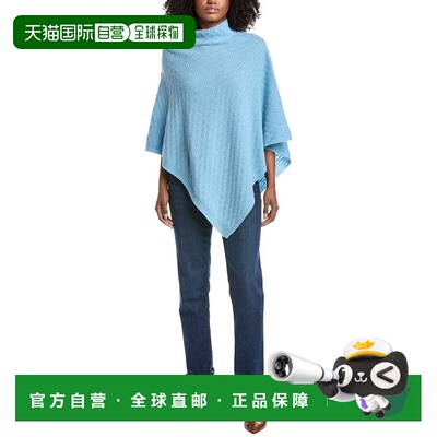 自营forteforteForte Cashmere Luxe Cable T-Neck Cashmere Ponc