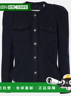 1h可退 香港直邮ISABEL MARANT 女士 Nelly 羊毛混纺夹克