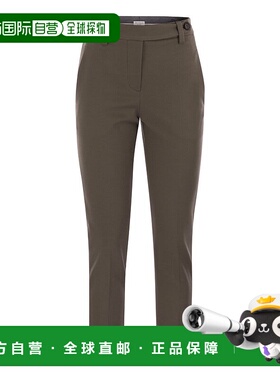 香港直邮BRUNELLO CUCINELLI 女士休闲裤 MP126P8703C3981直筒裤