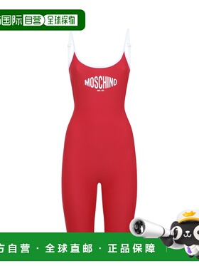 1h可退 香港直邮Moschino 莫斯奇诺 女士 红色泳装 261E420705751