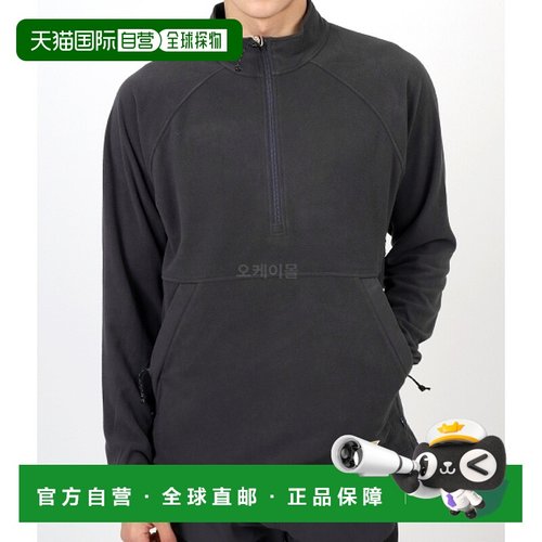 韩国直邮fjallraven瑞典北极狐圆领卫衣时尚抓绒深灰色87055/030