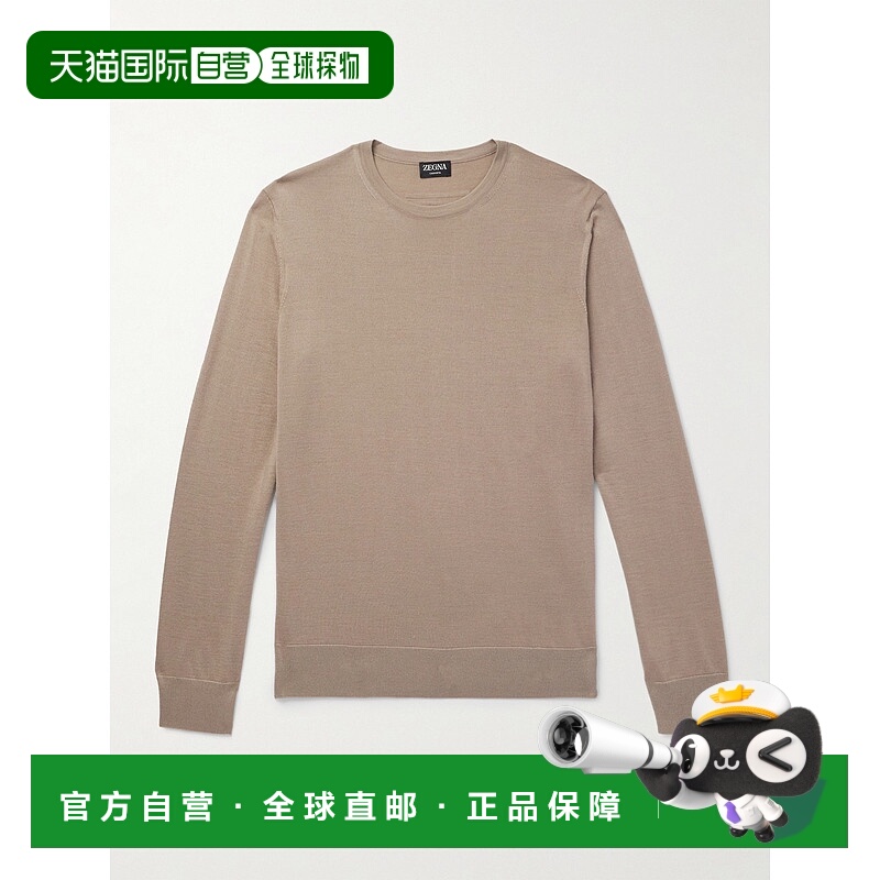 1h可退 香港直邮潮奢 Zegna 杰尼亚 男士 Cashseta 毛衣 UFJ00A91