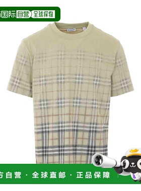 香港直邮BURBERRY 男士T恤 8119023 SS2026 绿色 Glade Green Che