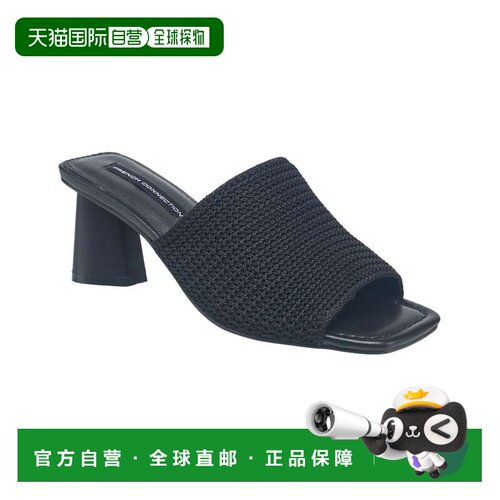 自营french connection法国连接女士Sevran针织骡子-黑色 美国奥
