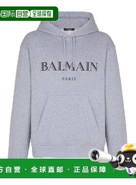 香港直邮BALMAIN 男士针织衫 FH2JR090BD33YEQ AW2025 灰色 长袖