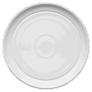 自营 Staub 陶瓷餐具 4 件 9 英寸沙拉盘套装 - 白色 美国奥莱直