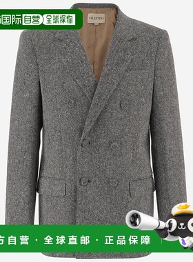 香港直邮VALENTINO 男士夹克 7V0CEJ25B4K0AN AW2025 白色