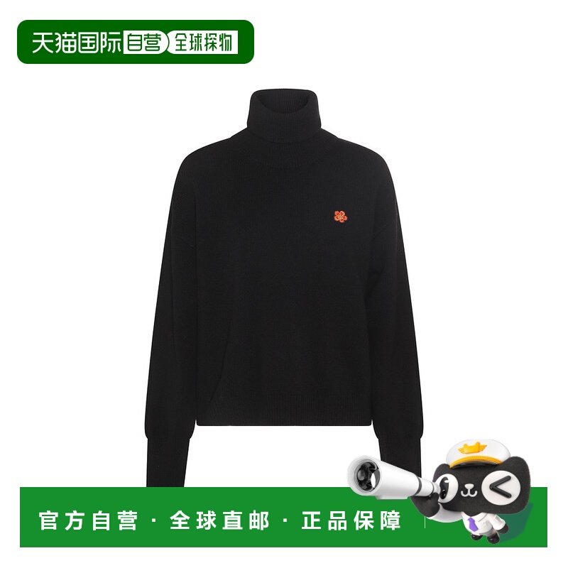1h可退 KENZO 女士针织毛衣 FD62PU4323LC99J羊毛高领