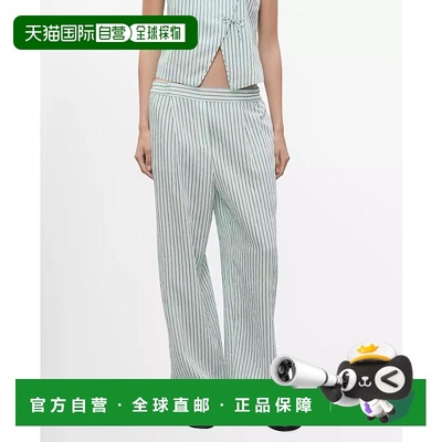 1h可退 【美国直邮】mango 女士 休闲裤印花