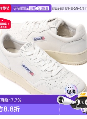 韩国直邮Autry休闲鞋女款白色厚底低帮山羊皮透气运动风日常板鞋