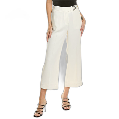 自营Elie Tahari The Della 长裤 - 白色阔腿裤 美国直发奥莱