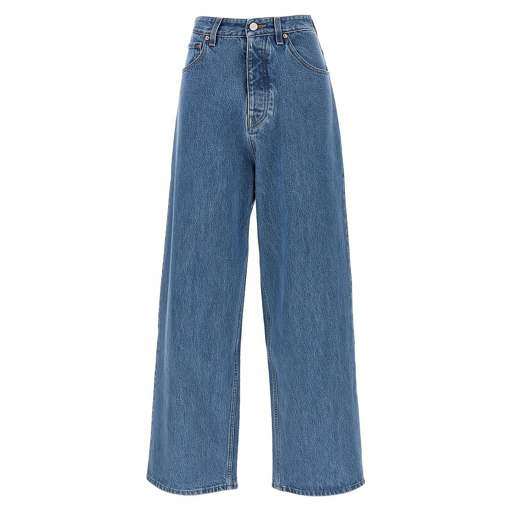 Vetements 维特萌 女士 宽松牛仔裤 UA66PA540NMIDBLUE图片