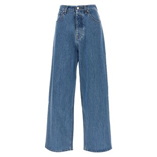 Vetements 维特萌 女士 宽松牛仔裤 UA66PA540NMIDBLUE