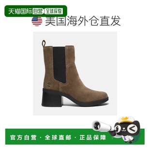 自营timberlandWomen's Bellevaux Chelsea Boot - dark brown su
