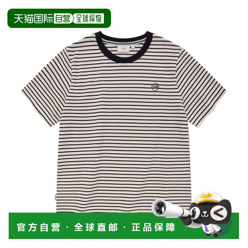 韩国直邮COVERNAT WOMAN 女士女装T恤CO2402ST81NA条纹