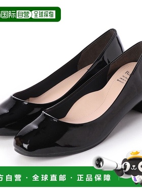 【日本直邮】Bakerloo高跟鞋（黑色珐琅）女鞋鞋底单鞋秋冬女浅口