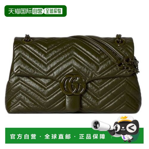 1h可退 香港直邮Gucci古驰GG MARMONT CHARME女士托特包斜挎包