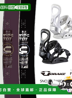 日本直邮FNTC TNT C 滑雪板和 Drake King 固定器（25-26）硬装备
