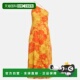 The Linen Brand orange 自营Faithfull Print Yellow Floral Sok
