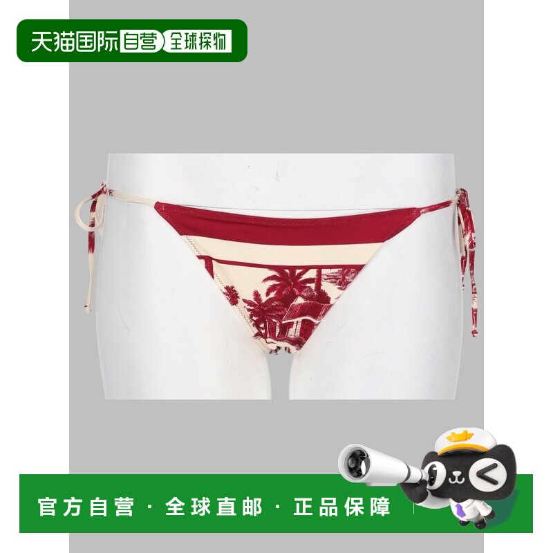 欧洲直邮MC2 Saint Barth 女士泳装 红色 CO泳裤 MRL000101002L10