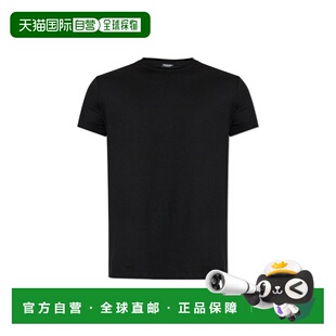 香港直邮DSQUARED2 男士T恤 D9M2060300001 AW2025 黑色 Underwea