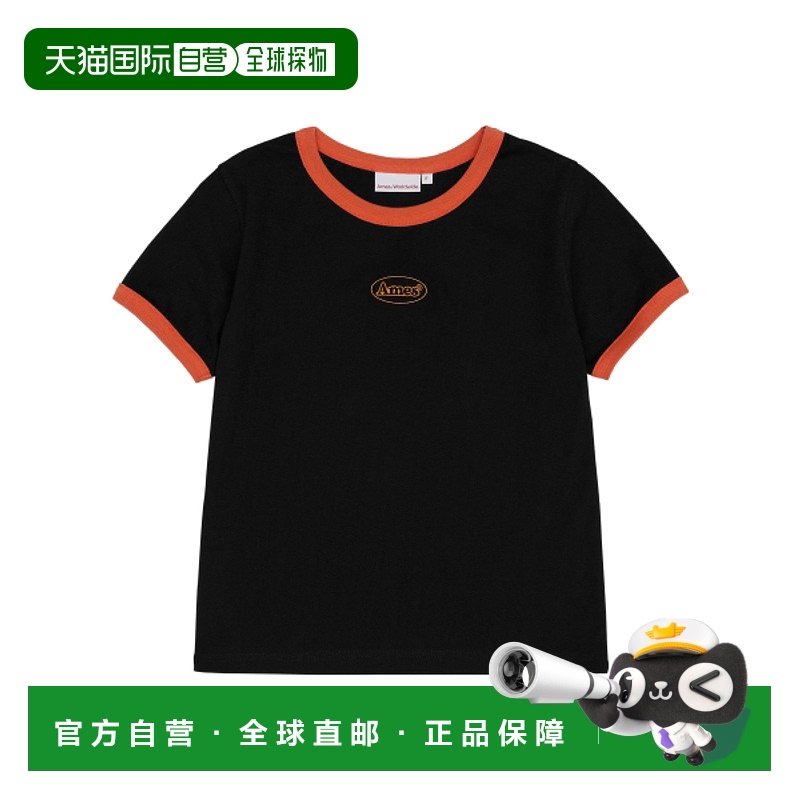 韩国直邮AMES WORLDWIDE 女士女装T恤AM2EMUT512ABK