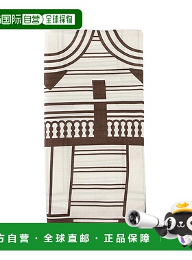 香港直邮FENDI 男士围巾 FXS323ATVCF0EXT-0 SS2025 白色配饰