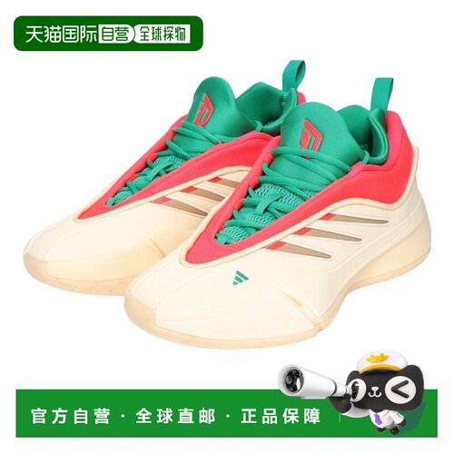 日本直邮adidas Dame 9 舒适 防滑耐磨 低帮 篮球鞋 男女同款 米