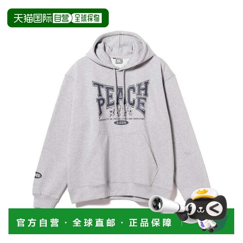 日本直邮SLINKY 男士 纯棉连帽衫 TEACH PEACE主题设计 751310335