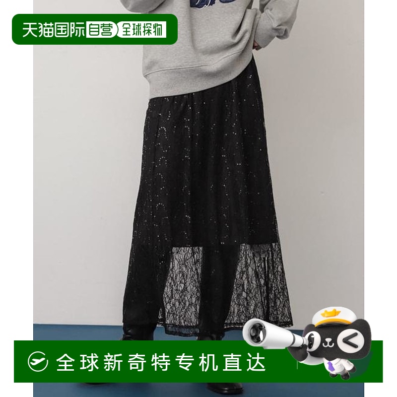 日本直邮SENSE OF PLACE 2WAY亮片裙 半身裙牛仔冬款裙子休闲