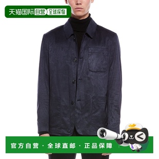 New City Button 自营Paisley blue Gray Jacket 美国奥莱直