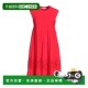 red红色 1h可退 舒 女士 中长连衣裙 香港直邮valentino 华伦天奴