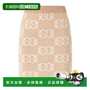 香港直邮PINKO 女士半身裙 106040A2YDC4Z AW2025 米白色 logo图