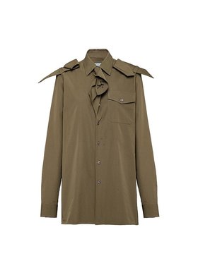 PRADA 女士外套 P479GR127VF0334GREEN SS2024 军绿色